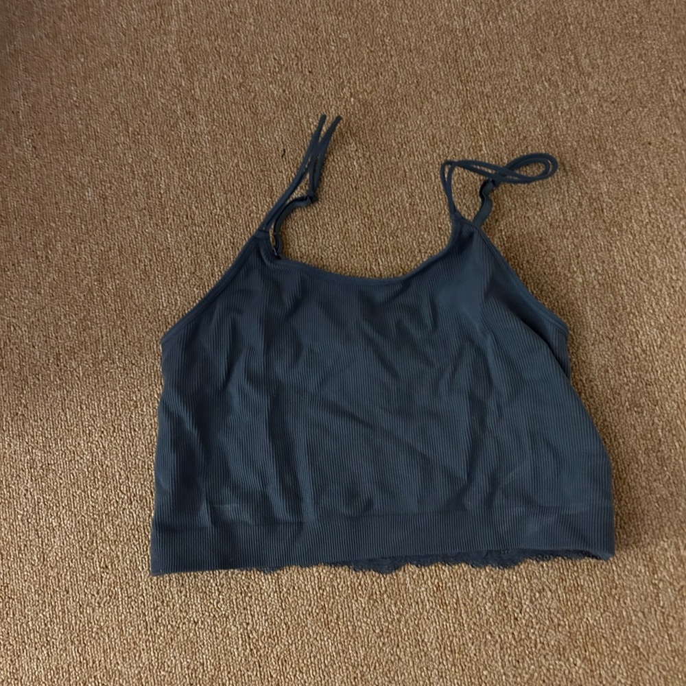 Navy blue crop top/ bralette from target